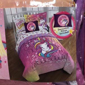 NEW Jojo Siwa Twin 6pc Bed Set